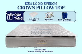 Đệm lò xo Everon Crown Pilow Top