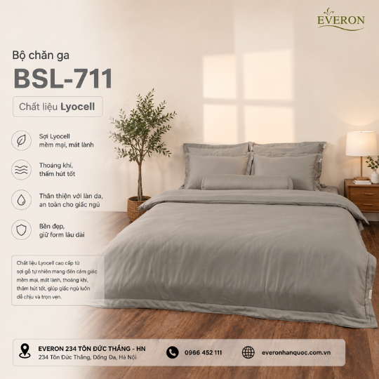 Bộ chăn ga Everon Basic BSL-711