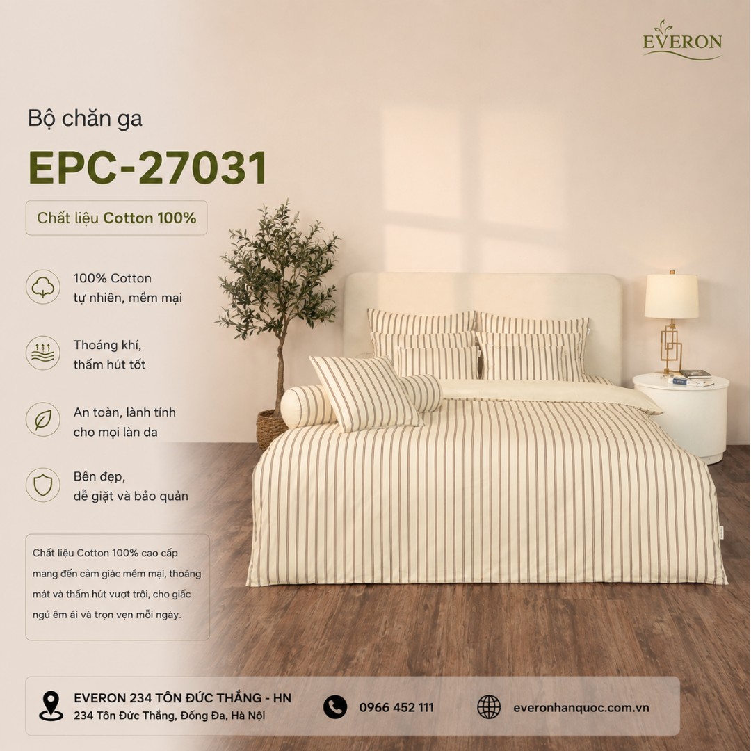 Bộ chăn ga Everon EPC-27031