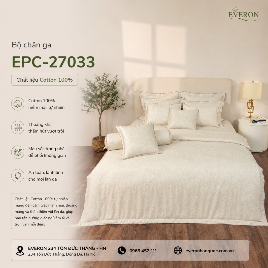 Bộ chăn ga Everon EPTC-27033
