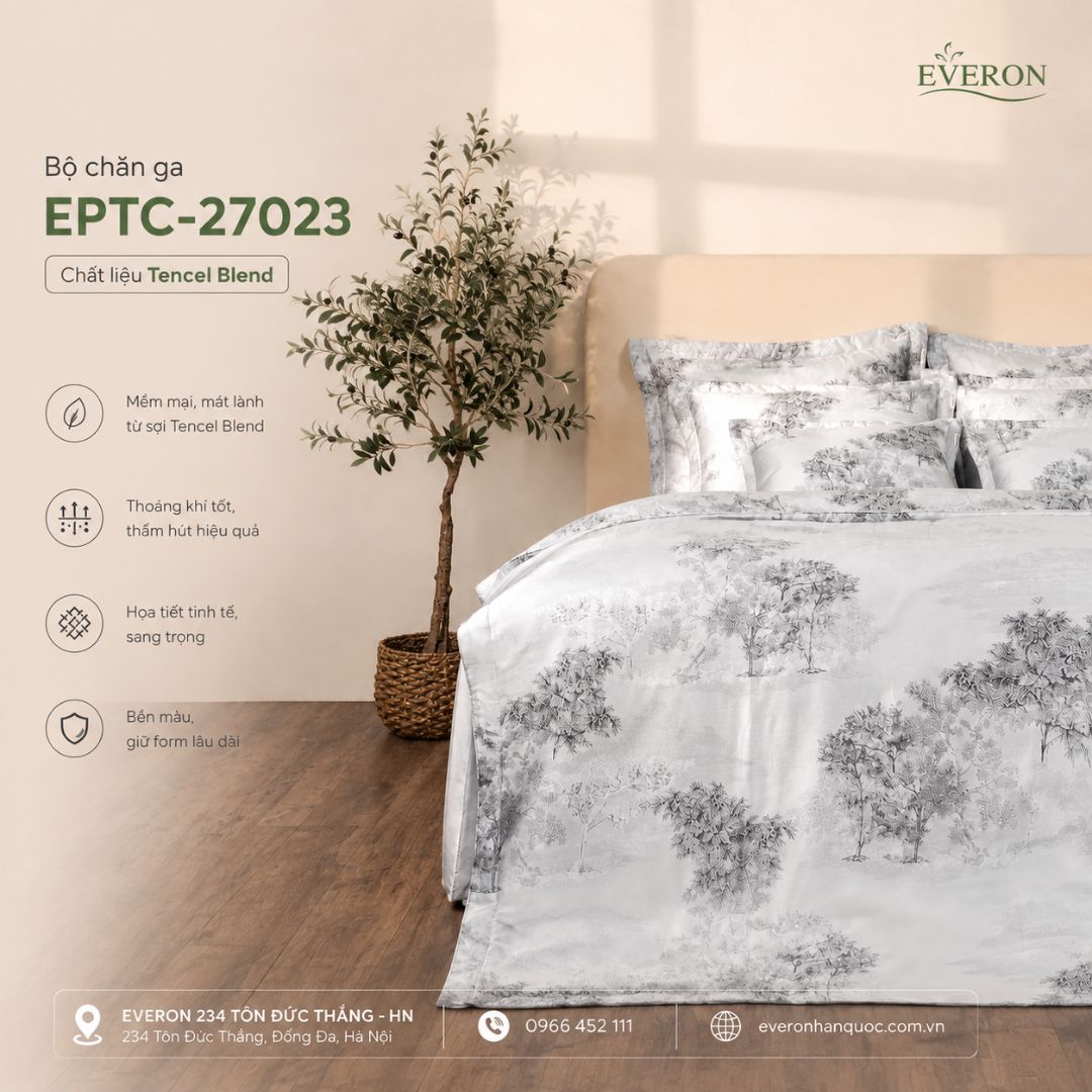 Bộ chăn ga Everon EPTC-27023