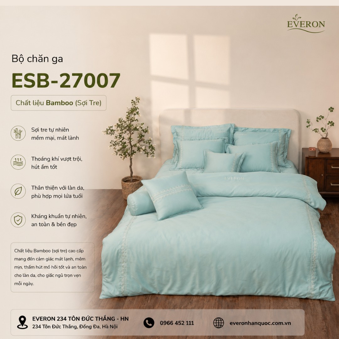 Bộ chăn ga Everon ESB-27007