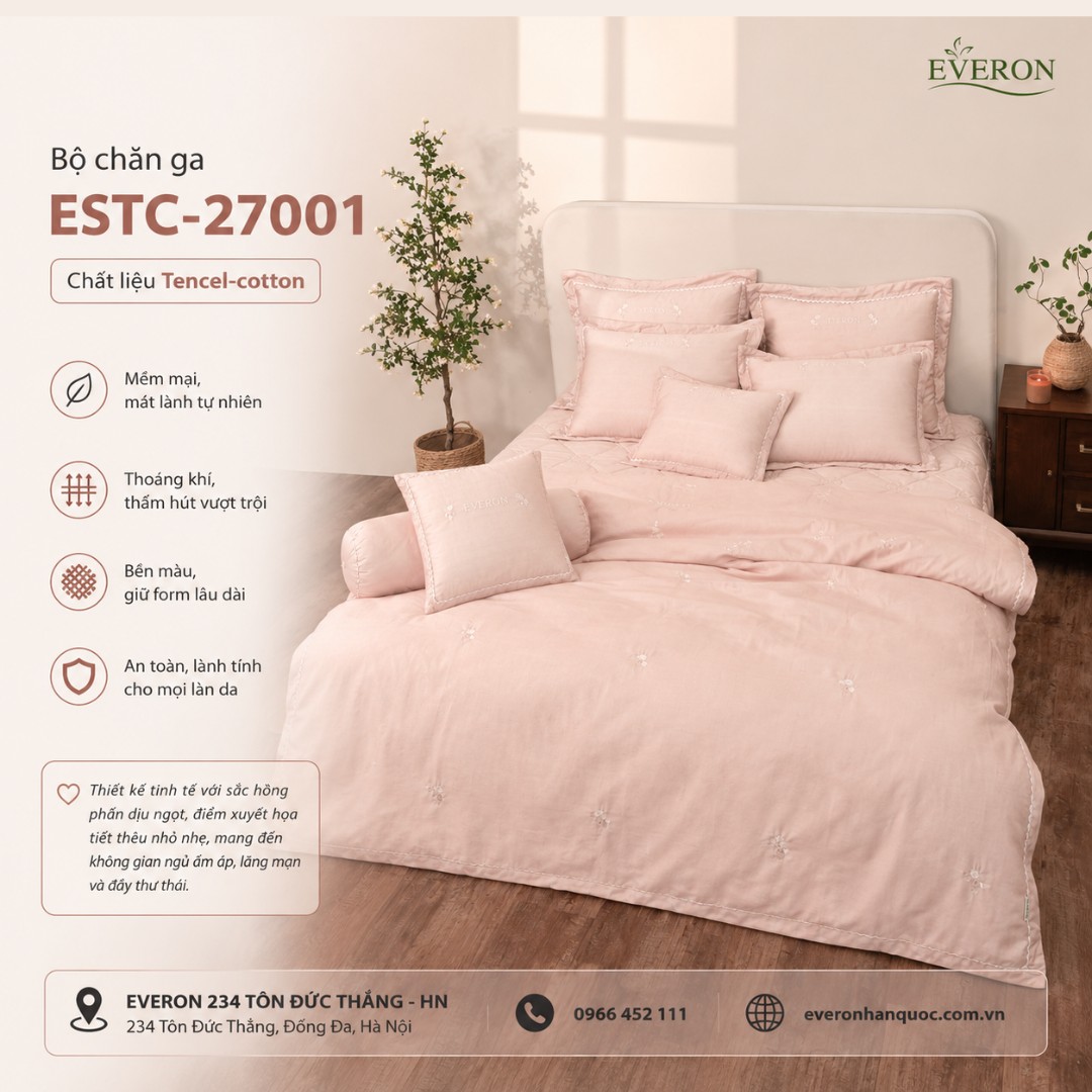 Bộ chăn ga Everon ESTC-27001