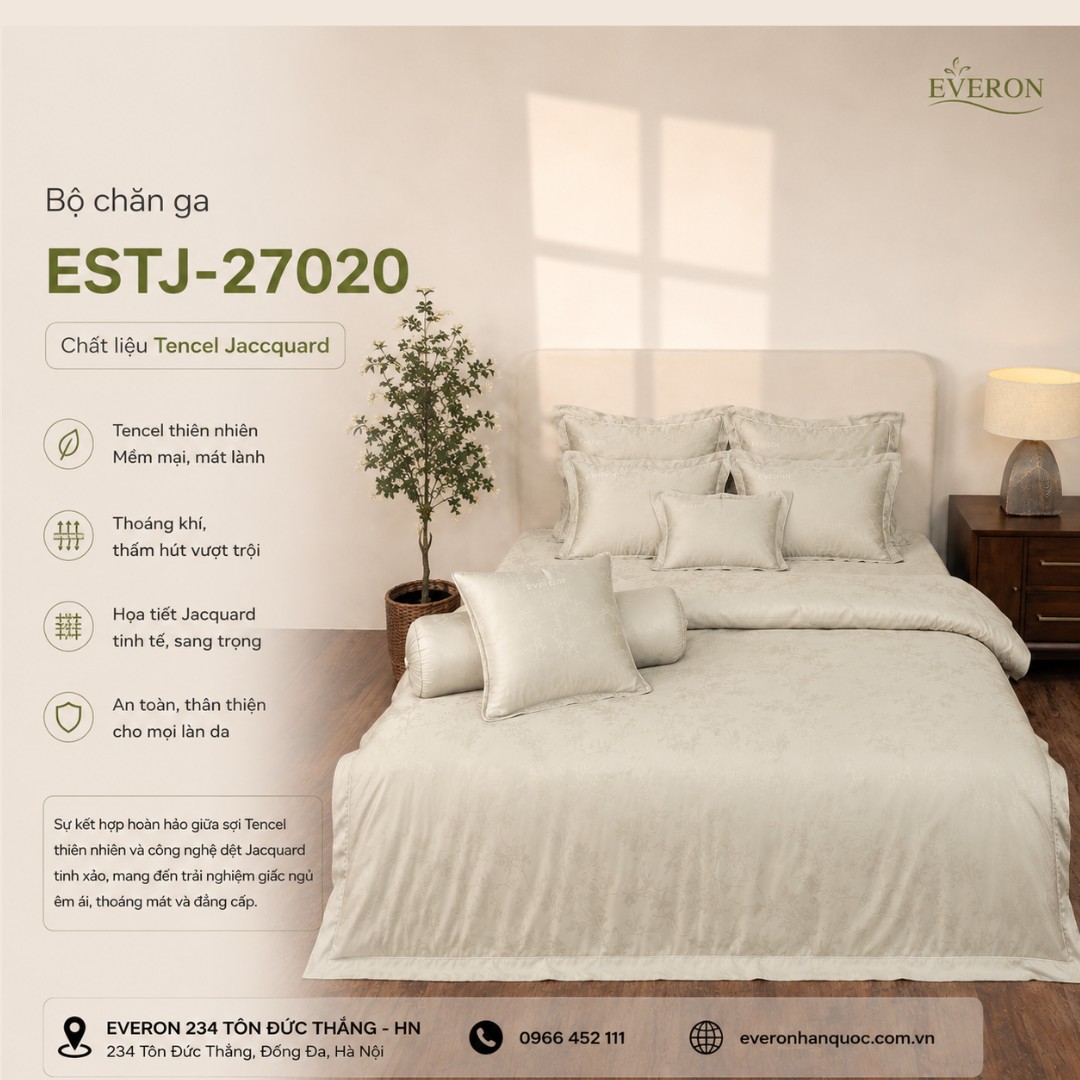 Bộ chăn ga Everon ESTJ-27020