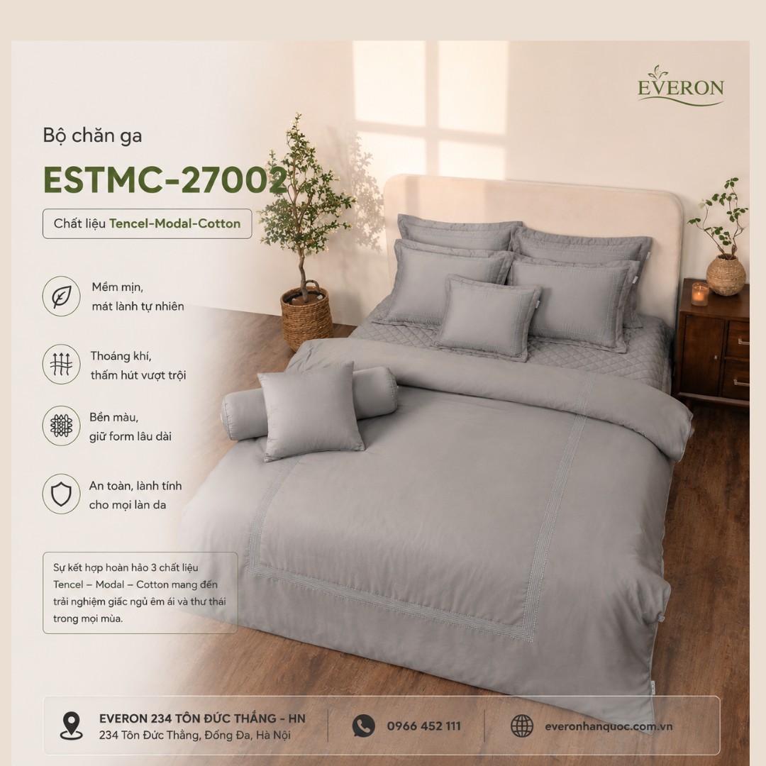 Bộ chăn ga Everon ESTMC-27002