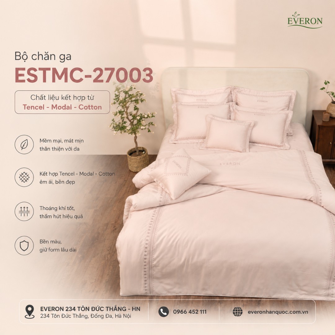 Bộ chăn ga Everon ESTMC-27003