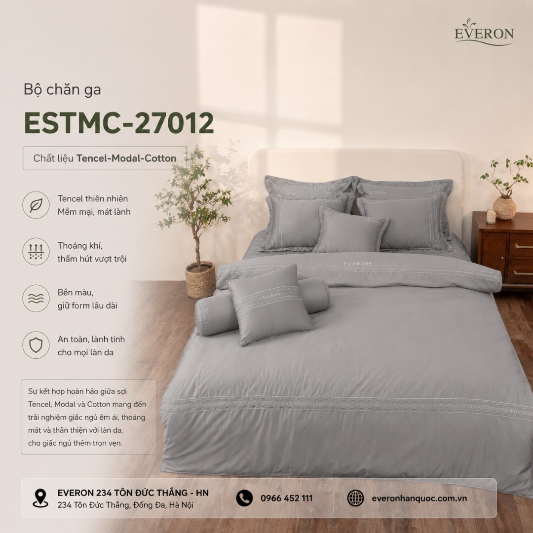 Bộ chăn ga Everon ESTMC-27012