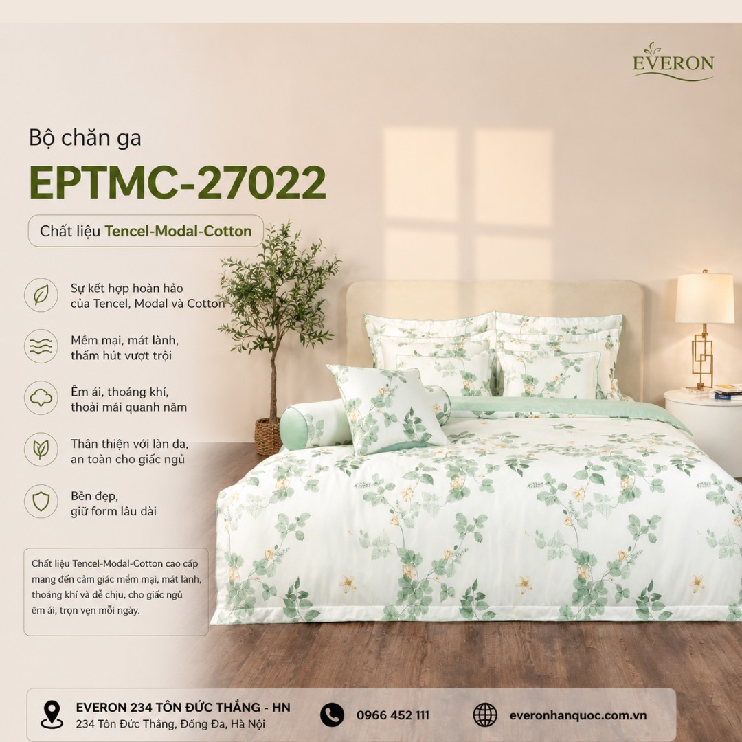 Bộ chăn ga Everon EPTMC-27022