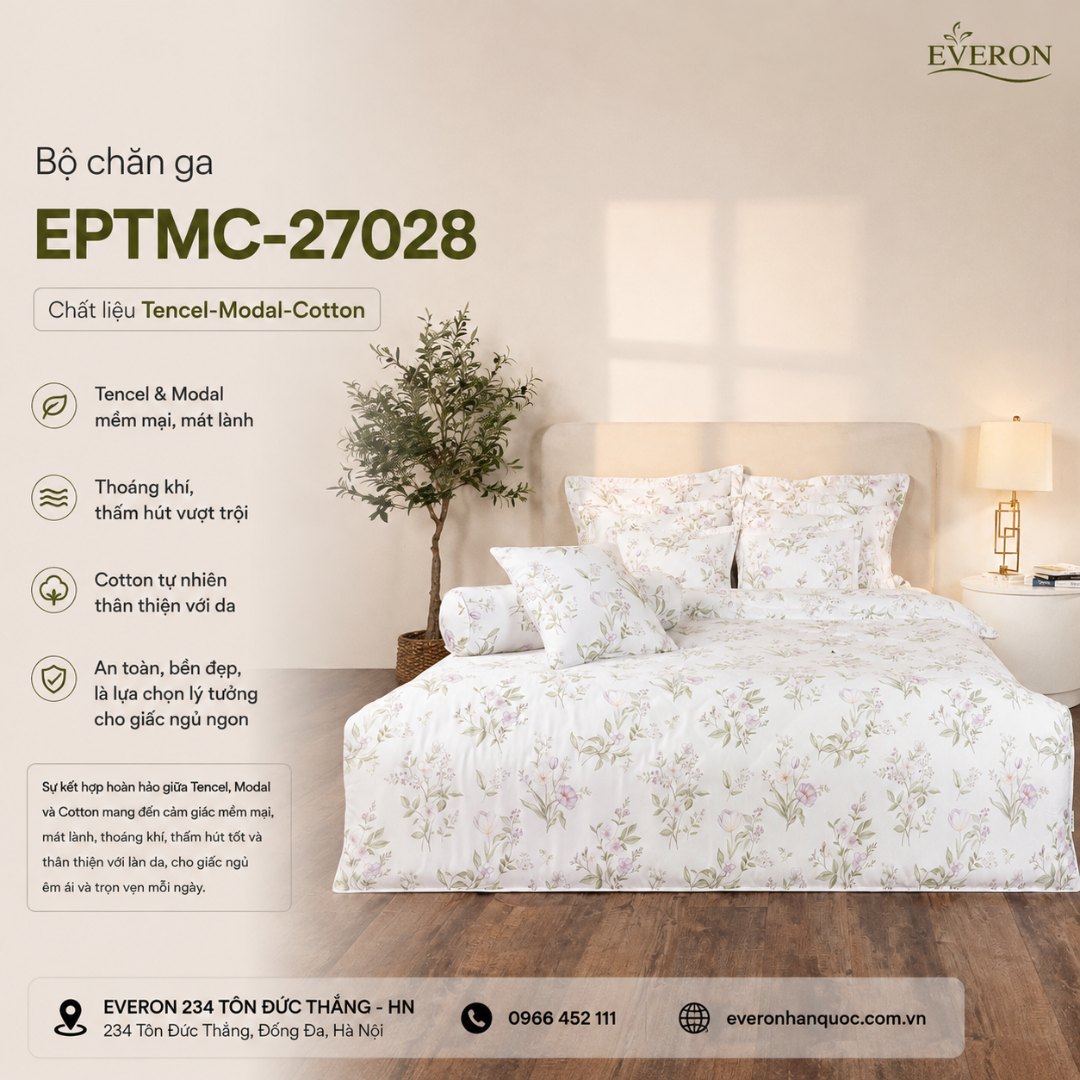 Bộ chăn ga Everon EPTMC-27028