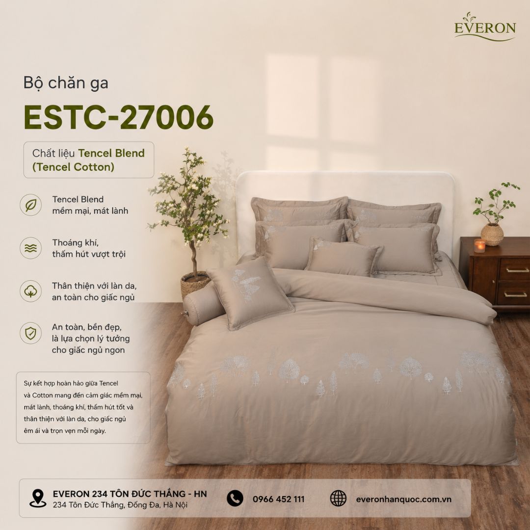 Bộ chăn ga Everon ESTC-27006