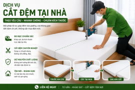 Nhận Cắt Đệm Tại Nhà Theo Yêu Cầu – Nhanh, Gọn, Chuẩn Kích Thước