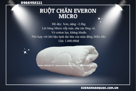Ruột chăn Everon Ultra Micro