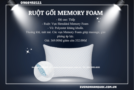 Ruột gối Shredded Memory Foam