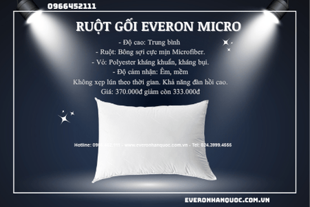 Ruột gối Everon Micro