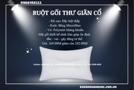 Ruột gối thư giãn cổ Everon